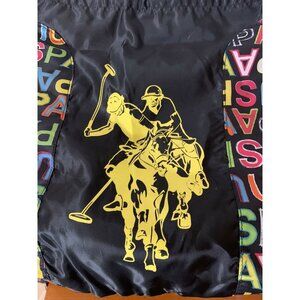 New U.S. POLO ASSN USPA Drawstring Bag Tote‎ NWT